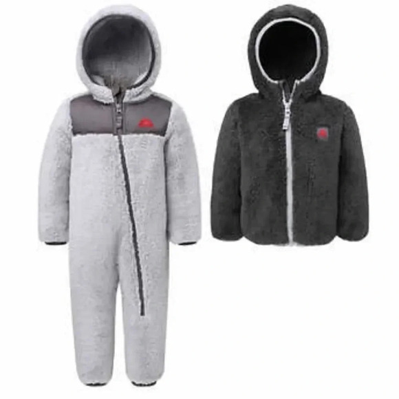 Infant Kids Baby Jacket 2-piece Fleece Set 9/12 months - Picture 1 of 9